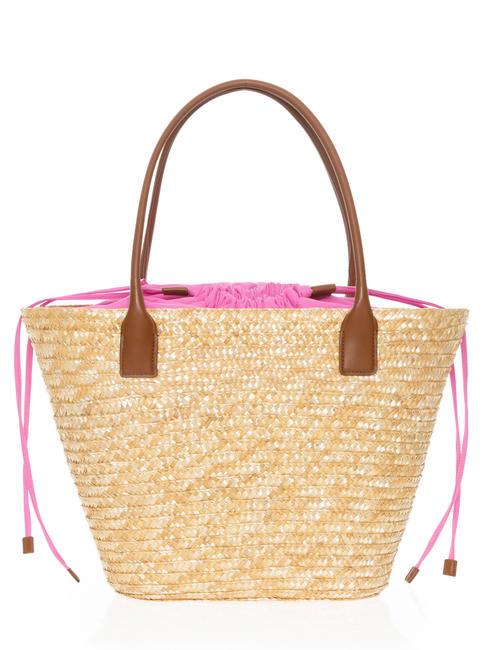 SEASHELL STRAW Schultertasche rosa Blase - Damentaschen