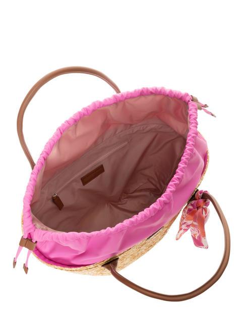 SEASHELL STRAW Schultertasche rosa Blase - Damentaschen