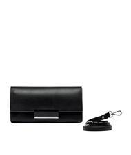 GIANNI CHIARINI LILY Clutch aus Leder mit Schultergurt Schwarz - Damentaschen - 2