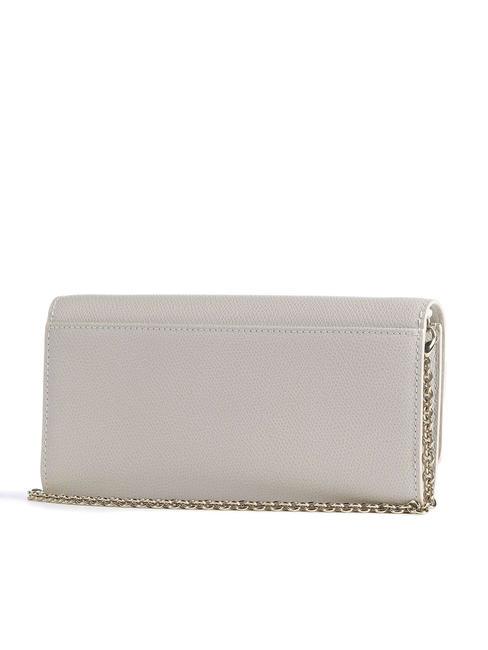 1927 Clutch-Geldb&ouml;rse aus Leder mit Kette Perle - Brieftaschen Damen