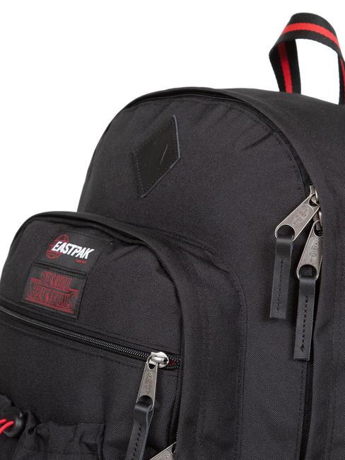 SUGARBUSH By STRANGER THINGS Laptoprucksack 15" schwarz verteilen - Rucks&auml;cke f&uuml;r Schule &amp; Freizeit