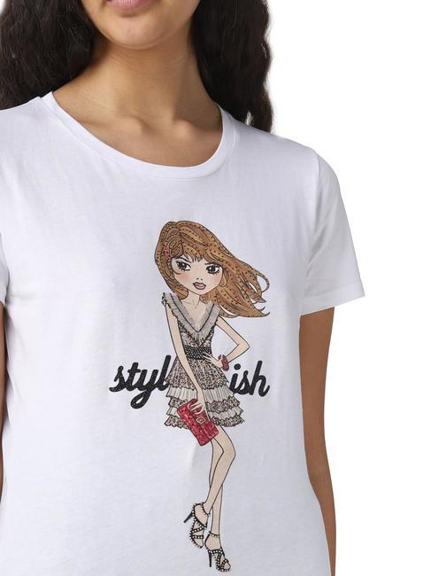 MODA GIRL T-shirt bco oct.stylisches M&auml;dchen - T-Shirts und Tops f&uuml;r Damen
