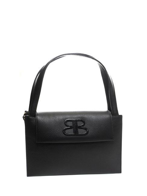 JULIA Lederhandtasche Schwarz - Damentaschen