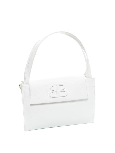 JULIA Lederhandtasche Wei&szlig; - Damentaschen