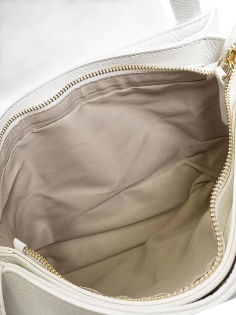 JULIA Lederhandtasche Wei&szlig; - Damentaschen