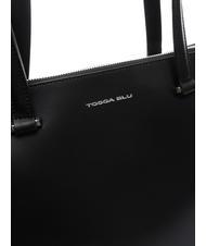 TOSCA BLU GRACE Einkaufstasche aus Leder Schwarz - Damentaschen - 3