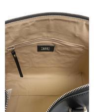 TOSCA BLU GRACE Einkaufstasche aus Leder Schwarz - Damentaschen - 5