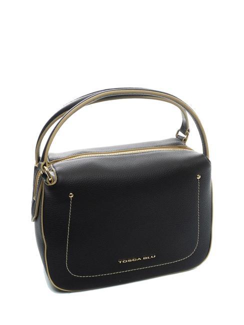 AURORA Lederhandtasche Schwarz - Damentaschen