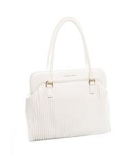 TOSCA BLU PLISS&Eacute; Schultertasche Wei&szlig; - Damentaschen - 2