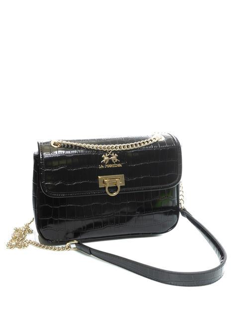 GERALDINA Tasche mit Kokosnuss-Print Schwarz - Damentaschen