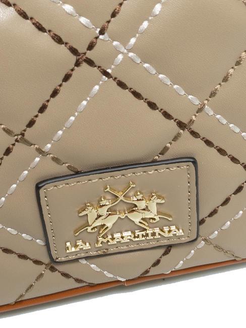 HELDA Gesteppte Kameratasche Beige - Damentaschen