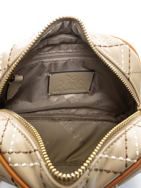 HELDA Gesteppte Kameratasche Beige - Damentaschen