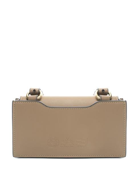 HERITAGE Clutch mit Schultergurt Beige - Damentaschen