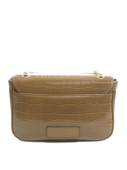 GERALDINA Tasche mit Kokosnuss-Print br&auml;unen - Damentaschen