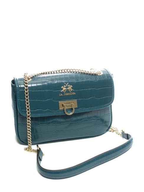 GERALDINA Tasche mit Kokosnuss-Print Blau - Damentaschen