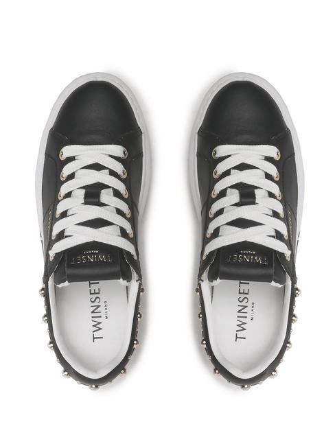 PEARLS Turnschuhe mit Perlen Schwarz - Damenschuhe