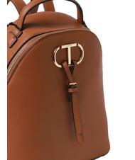 TWINSET SMALL BELT Rucksack mit Riemen Leder - Damentaschen - 3
