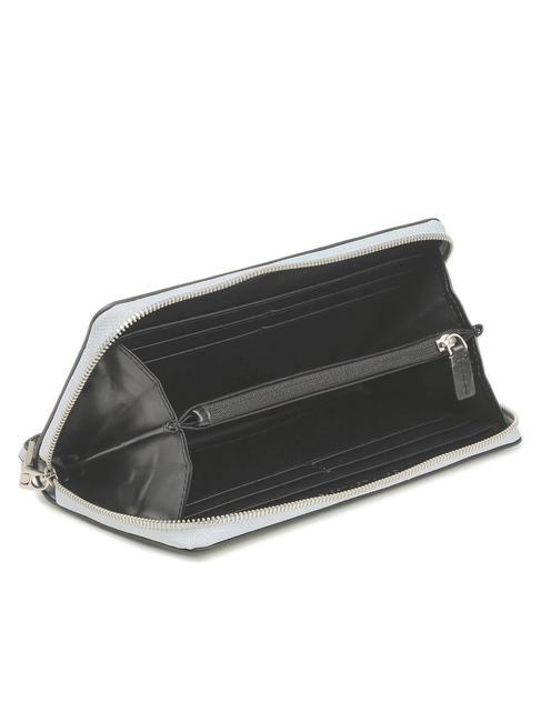 CK JEANS ULTRALIGHT Gro&szlig;e Brieftasche mit Rei&szlig;verschluss blaue Oase - Brieftaschen Damen