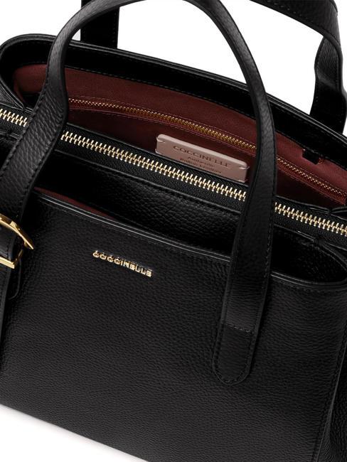 GLEEN Handtasche, mit Schultergurt Schwarz - Damentaschen