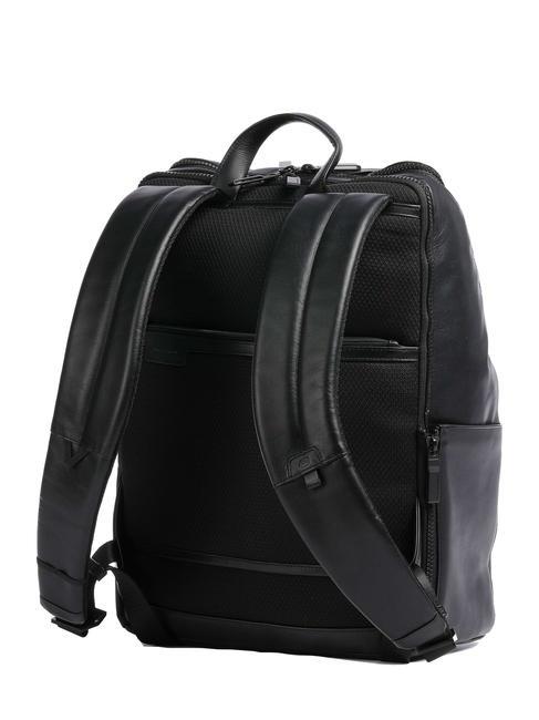 FINN Laptop-Rucksack 14", aus Leder Schwarz - PC-Rucksäcke