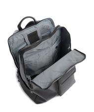 PIQUADRO FINN Laptop-Rucksack 14", aus Leder Schwarz - PC-Rucksäcke - 4