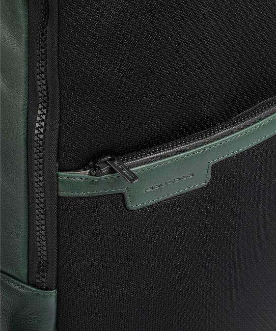 HARPER Laptop-Rucksack 14 ", aus Leder GR&Uuml;N - PC-Rucks&auml;cke