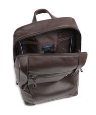 PIQUADRO PAN Lederrucksack für 15" PC MORO - PC-Rucksäcke - 4