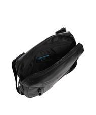 PIQUADRO MACBETH Erweiterbare Ledertasche Schwarz - Umhängetaschen Herren - 5
