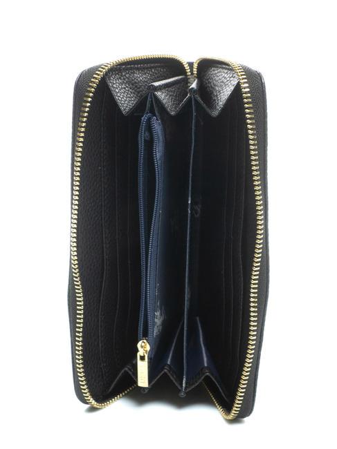 STANFORD Gro&szlig;e Geldb&ouml;rse mit Rei&szlig;verschluss SCHWARZ - Brieftaschen Damen