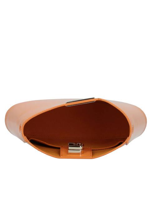 FLEUR Kleine Umhängetasche aus Kalbsleder Marmelade - Damentaschen