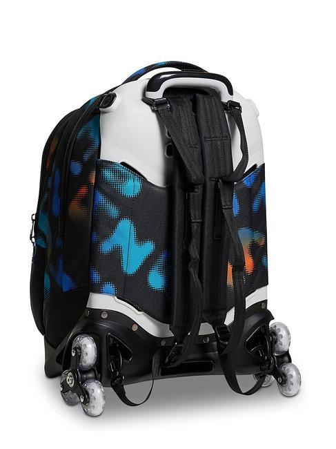 MELT BOY JACK Abnehmbarer 3-Rad-Trolley-Rucksack Schwarz - Rucks&auml;cke mit Trolleyfunktion