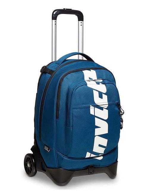 LOGO NEW PLUG Abnehmbarer Trolley-Rucksack mit 2 R&auml;dern mondbeschienener Ozean - Rucks&auml;cke mit Trolleyfunktion