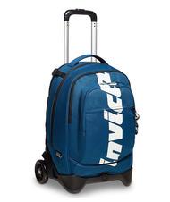 INVICTA LOGO NEW PLUG Abnehmbarer Trolley-Rucksack mit 2 R&auml;dern mondbeschienener Ozean - Rucks&auml;cke mit Trolleyfunktion - 4