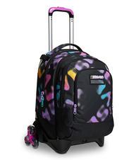 SEVEN MELT GIRL JACK Abnehmbarer 3-Rad-Trolley-Rucksack Schwarz - Rucks&auml;cke mit Trolleyfunktion - 5