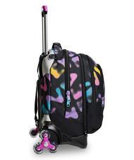 SEVEN MELT GIRL JACK Abnehmbarer 3-Rad-Trolley-Rucksack Schwarz - Rucks&auml;cke mit Trolleyfunktion - 6