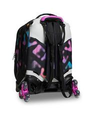 SEVEN MELT GIRL JACK Abnehmbarer 3-Rad-Trolley-Rucksack Schwarz - Rucks&auml;cke mit Trolleyfunktion - 7