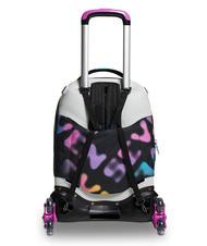 SEVEN MELT GIRL JACK Abnehmbarer 3-Rad-Trolley-Rucksack Schwarz - Rucks&auml;cke mit Trolleyfunktion - 8