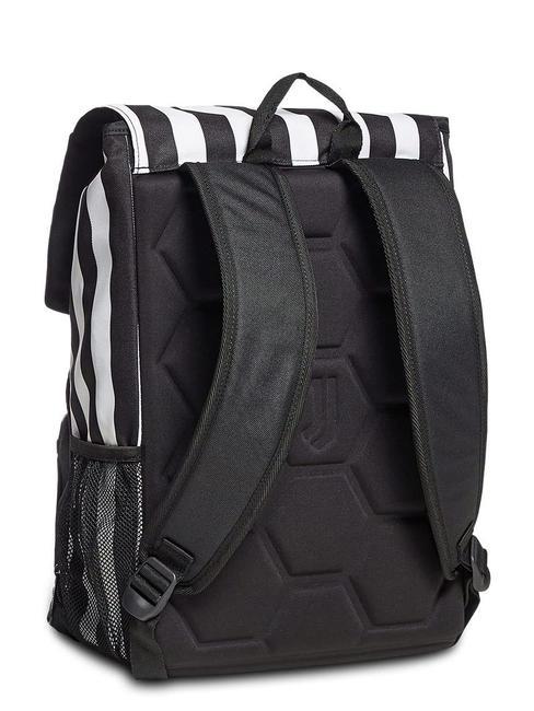 LEGENDS TEAM Erweiterbarer Rucksack STREIFEN SCHWARZ / WEISS - Rucks&auml;cke f&uuml;r Schule &amp; Freizeit