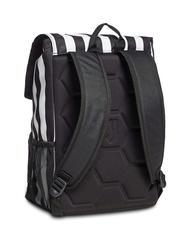 JUVENTUS LEGENDS TEAM Erweiterbarer Rucksack STREIFEN SCHWARZ / WEISS - Rucks&auml;cke f&uuml;r Schule &amp; Freizeit - 4
