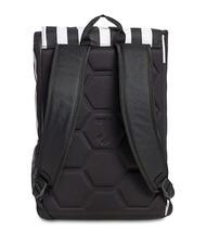 JUVENTUS LEGENDS TEAM Erweiterbarer Rucksack STREIFEN SCHWARZ / WEISS - Rucks&auml;cke f&uuml;r Schule &amp; Freizeit - 5