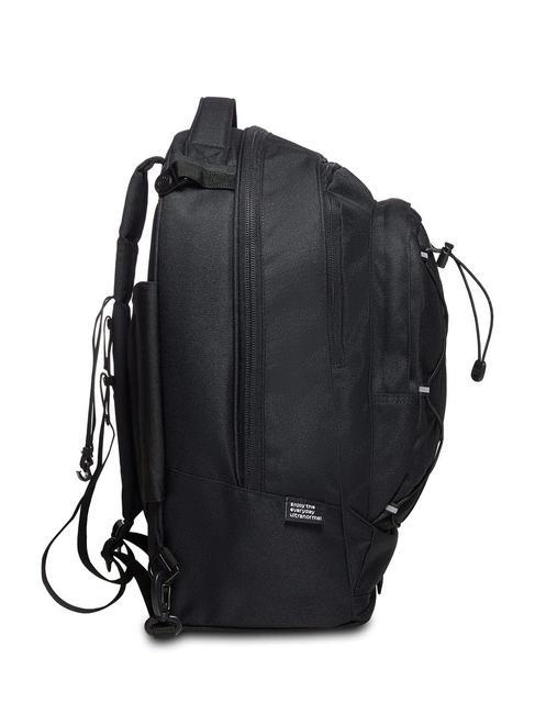 LOGO ACTIVE NEW PLUG Abnehmbarer Trolley-Rucksack mit 2 R&auml;dern Schwarz - Rucks&auml;cke mit Trolleyfunktion