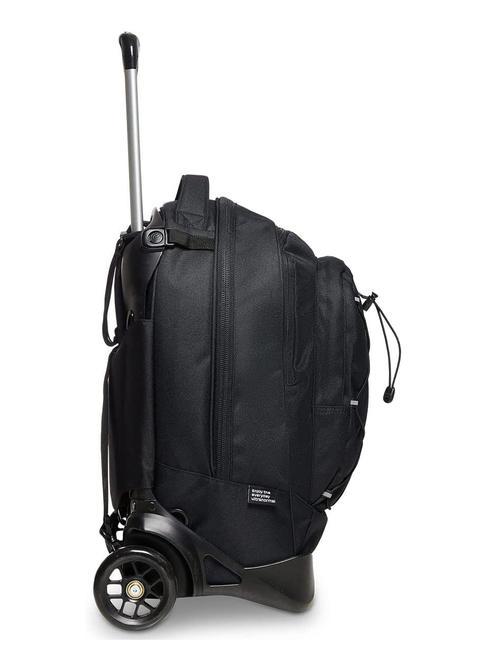 LOGO NEW PLUG Abnehmbarer Trolley-Rucksack mit 2 R&auml;dern Schwarz - Rucks&auml;cke mit Trolleyfunktion