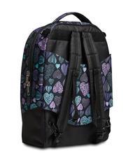 SEVEN PATCHYHEART GIRL JACK Abnehmbarer Trolley-Rucksack mit 2 R&auml;dern Schwarz - Rucks&auml;cke mit Trolleyfunktion - 3