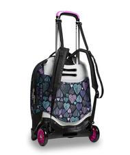 SEVEN PATCHYHEART GIRL JACK Abnehmbarer Trolley-Rucksack mit 2 R&auml;dern Schwarz - Rucks&auml;cke mit Trolleyfunktion - 8