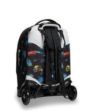 SEVEN SCRATCH BOY JACK Abnehmbarer Trolley-Rucksack mit 2 R&auml;dern Schwarz - Rucks&auml;cke mit Trolleyfunktion - 5