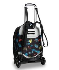 SEVEN SCRATCH BOY JACK Abnehmbarer Trolley-Rucksack mit 2 R&auml;dern Schwarz - Rucks&auml;cke mit Trolleyfunktion - 6
