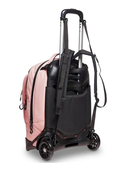 LOGO NEW PLUG Abnehmbarer Trolley-Rucksack mit 2 R&auml;dern blass lila - Rucks&auml;cke mit Trolleyfunktion