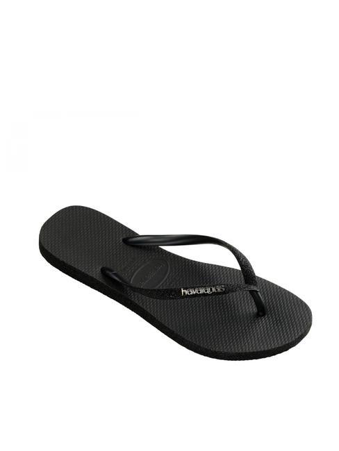 SLIM SPARKLE Flip Flops SCHWARZ - Damenschuhe
