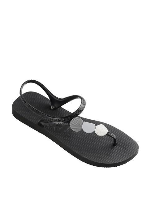 FLASH URBAN PLUS Flip-Flop-Sandalen Schwarz Schwarz - Damenschuhe