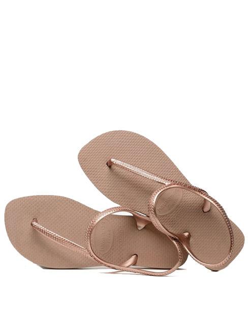 FLASH URBAN  Flip-Flop-Sandalen rosé / gold - Damenschuhe